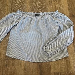 Brandy Melville long sleeve off-the-shoulder top